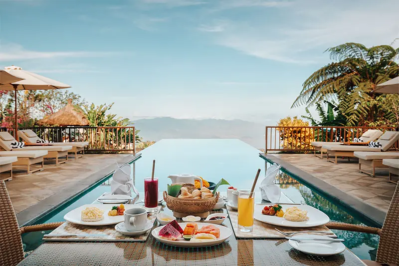luxusní resort focení